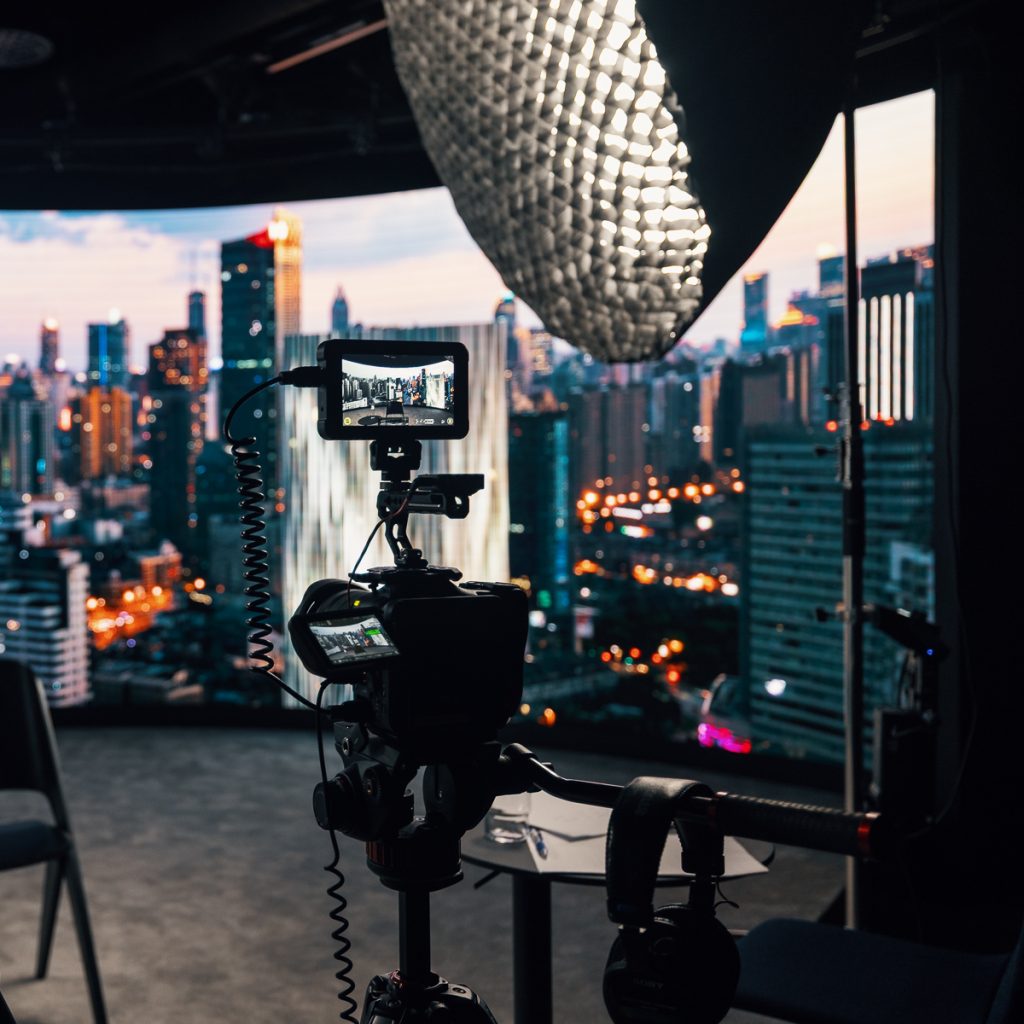 Videoproduktion i Vasa – bild av en videointervju